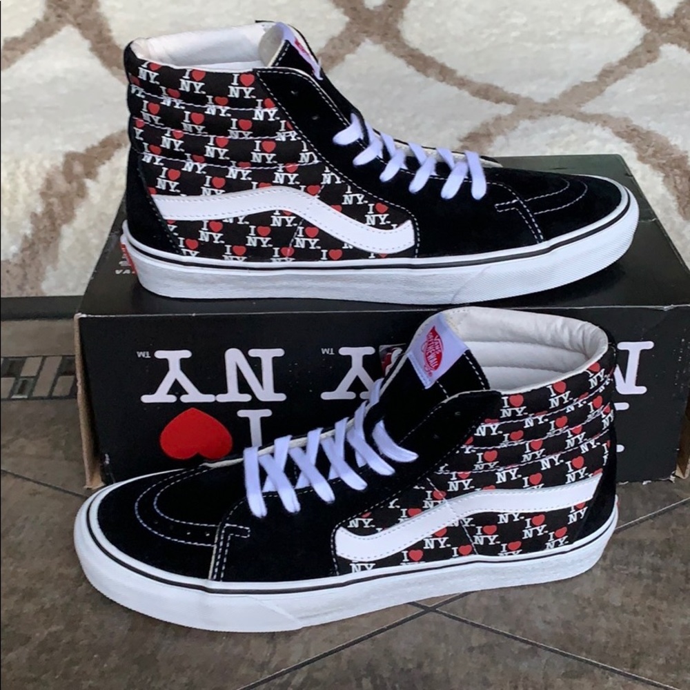 VANS SK8-Hi The General I Love NY Black Men’s - Picture 13 of 16